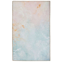 Lilie sileäksi kudottu matto - pastelli