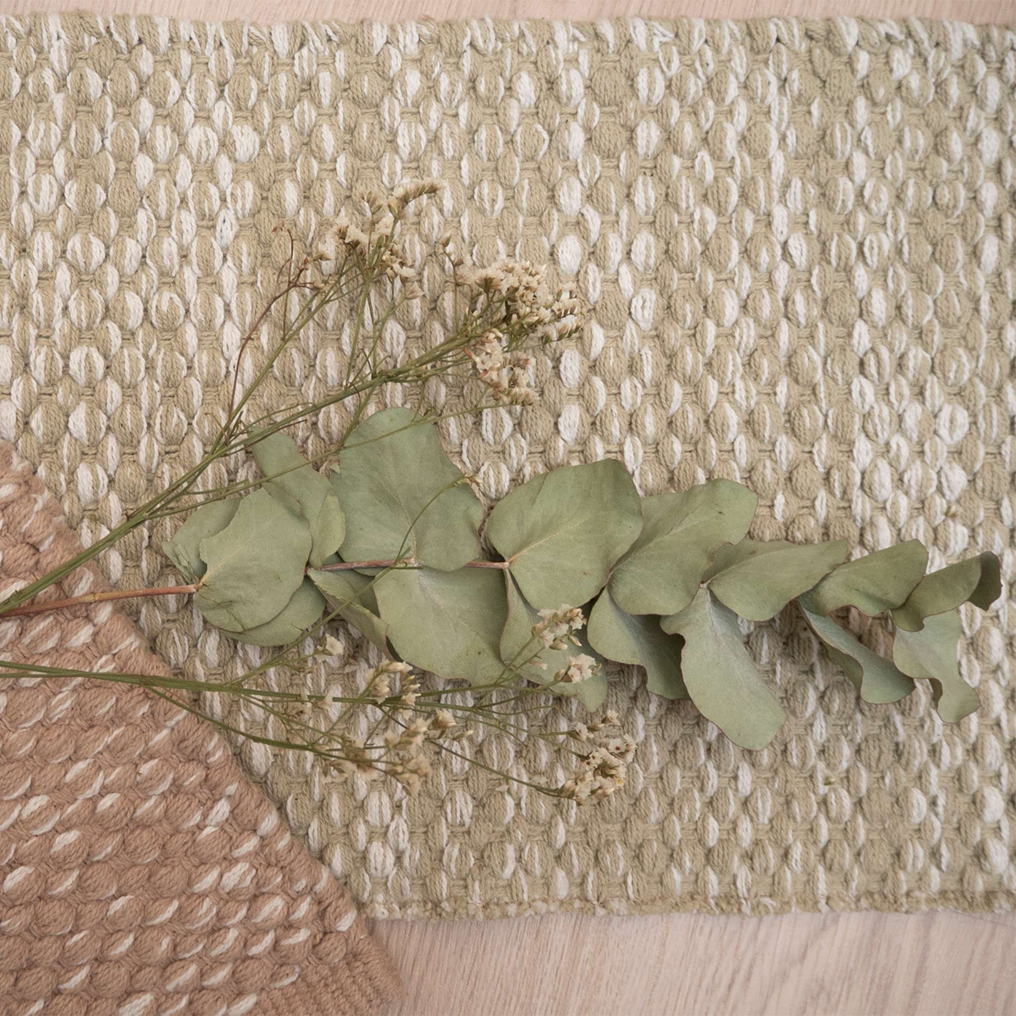 Lumme puuvillamatto - beige