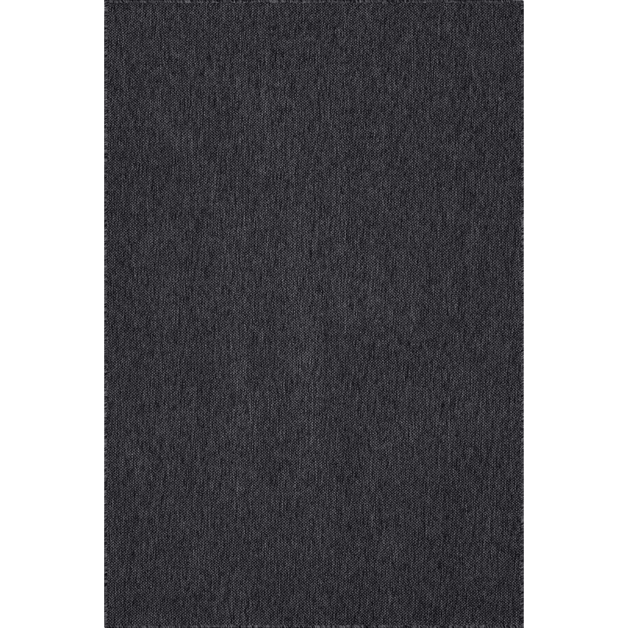 Narma VAGABOND sileäksi kudottu matto, omalla mitalla - tummanharmaa