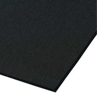 Narma LIMO Sileäksi kudottu matto, omalla mitalla - musta
