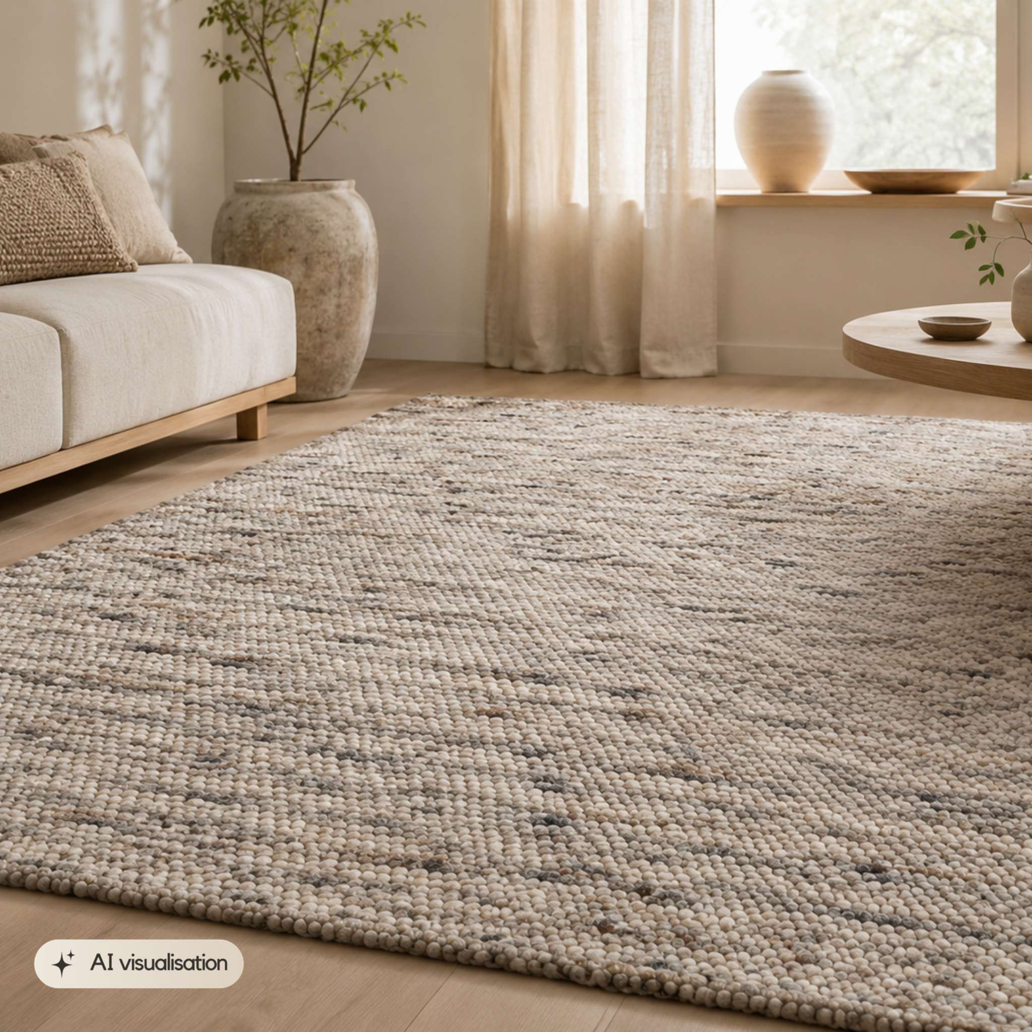 Playa Base 501 villamatto - beige - harmaa