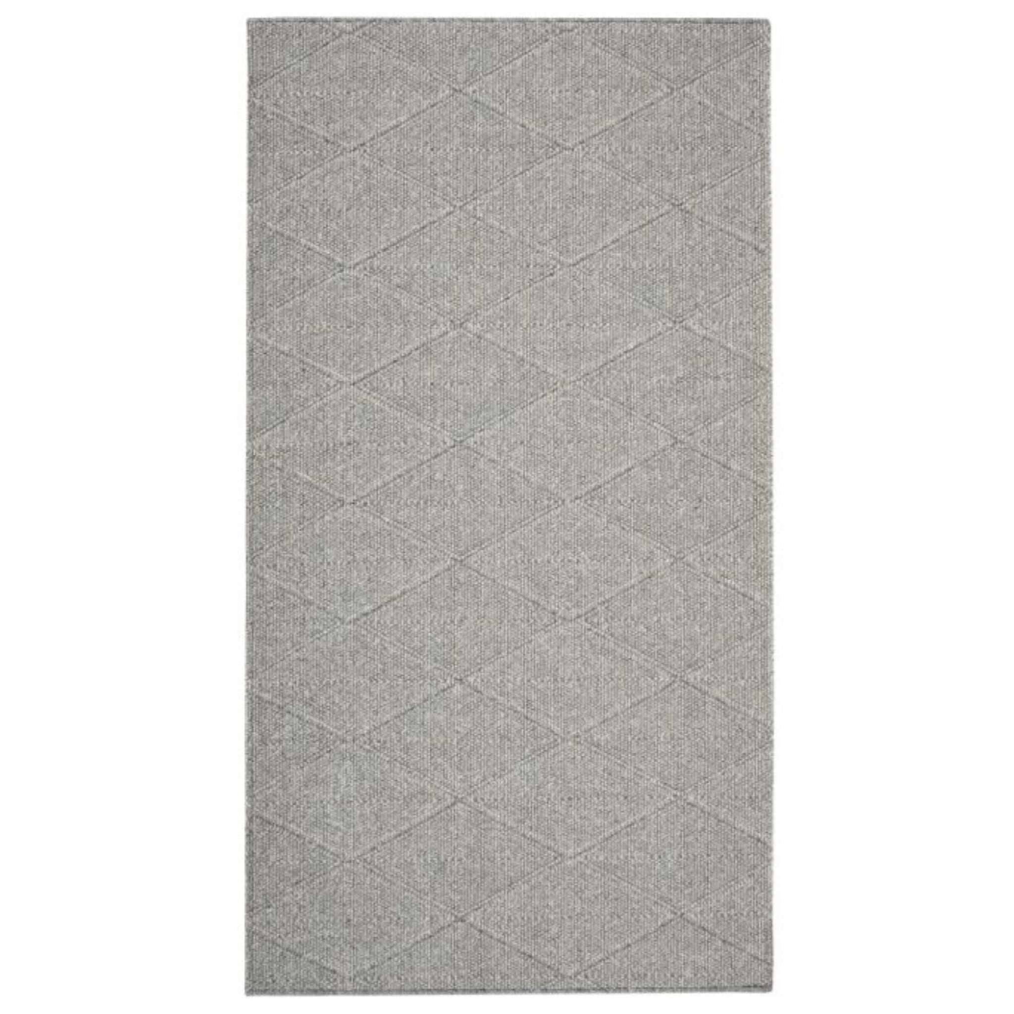 Polar rubber backed rug - Light Gray