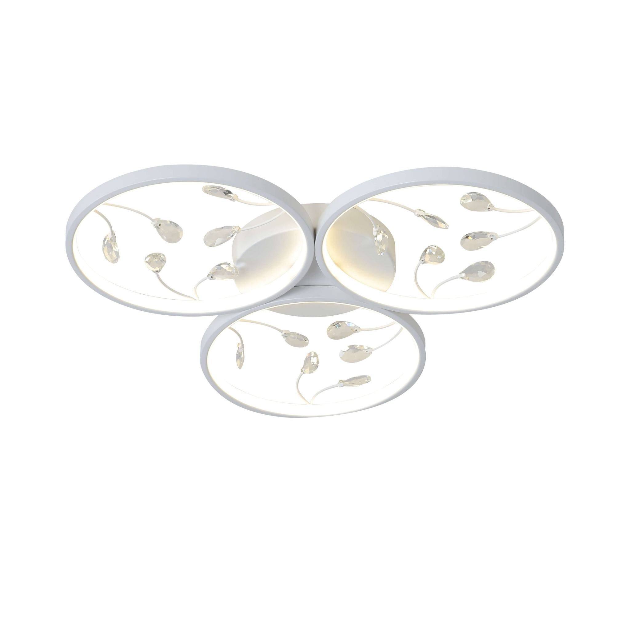 FocusLight Rings LED - Kattovalaisin - Ø62 cm - 3x10W - CCT 3600lm - Valkoinen