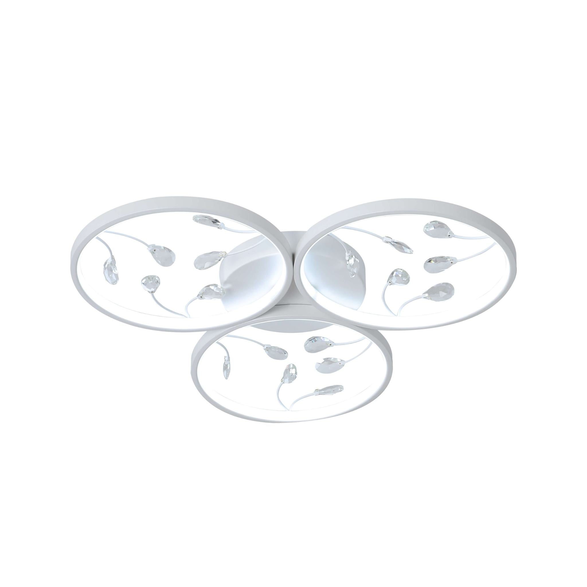 FocusLight Rings LED - Kattovalaisin - Ø62 cm - 3x10W - CCT 3600lm - Valkoinen