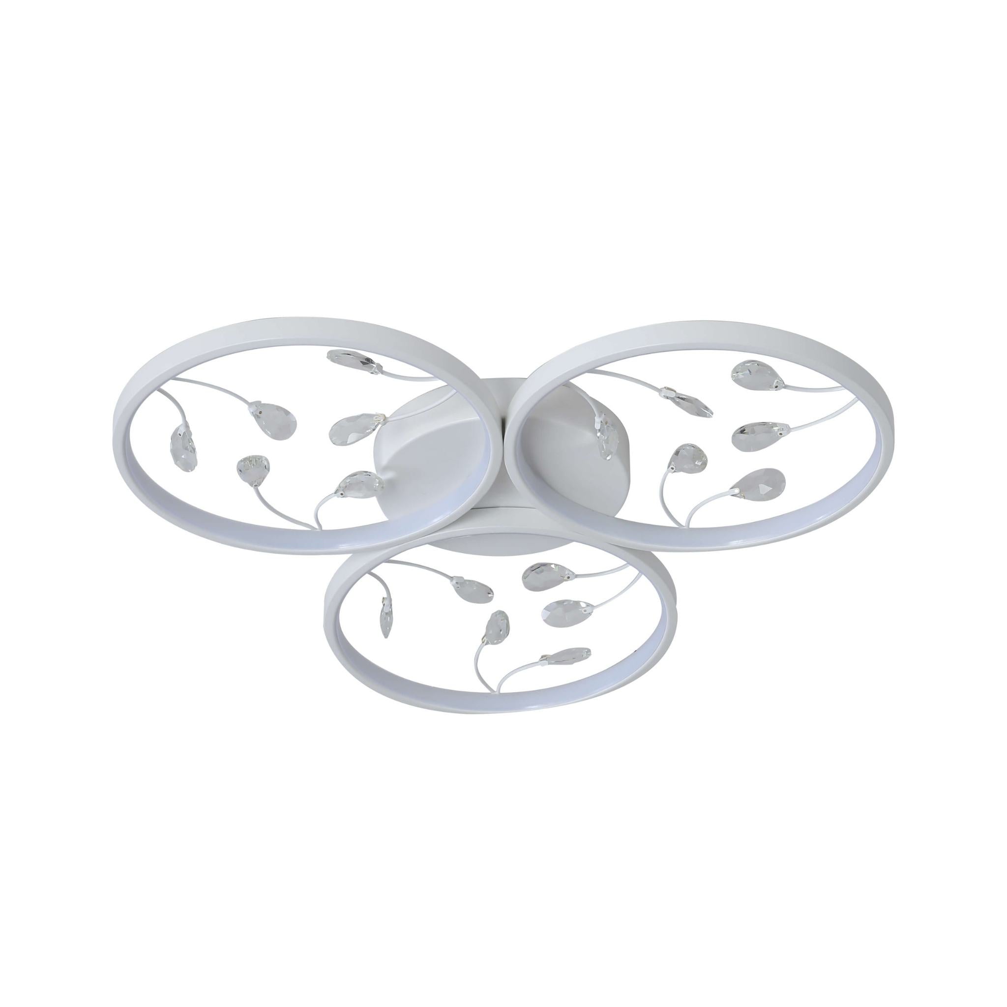 FocusLight Rings LED - Kattovalaisin - Ø62 cm - 3x10W - CCT 3600lm - Valkoinen