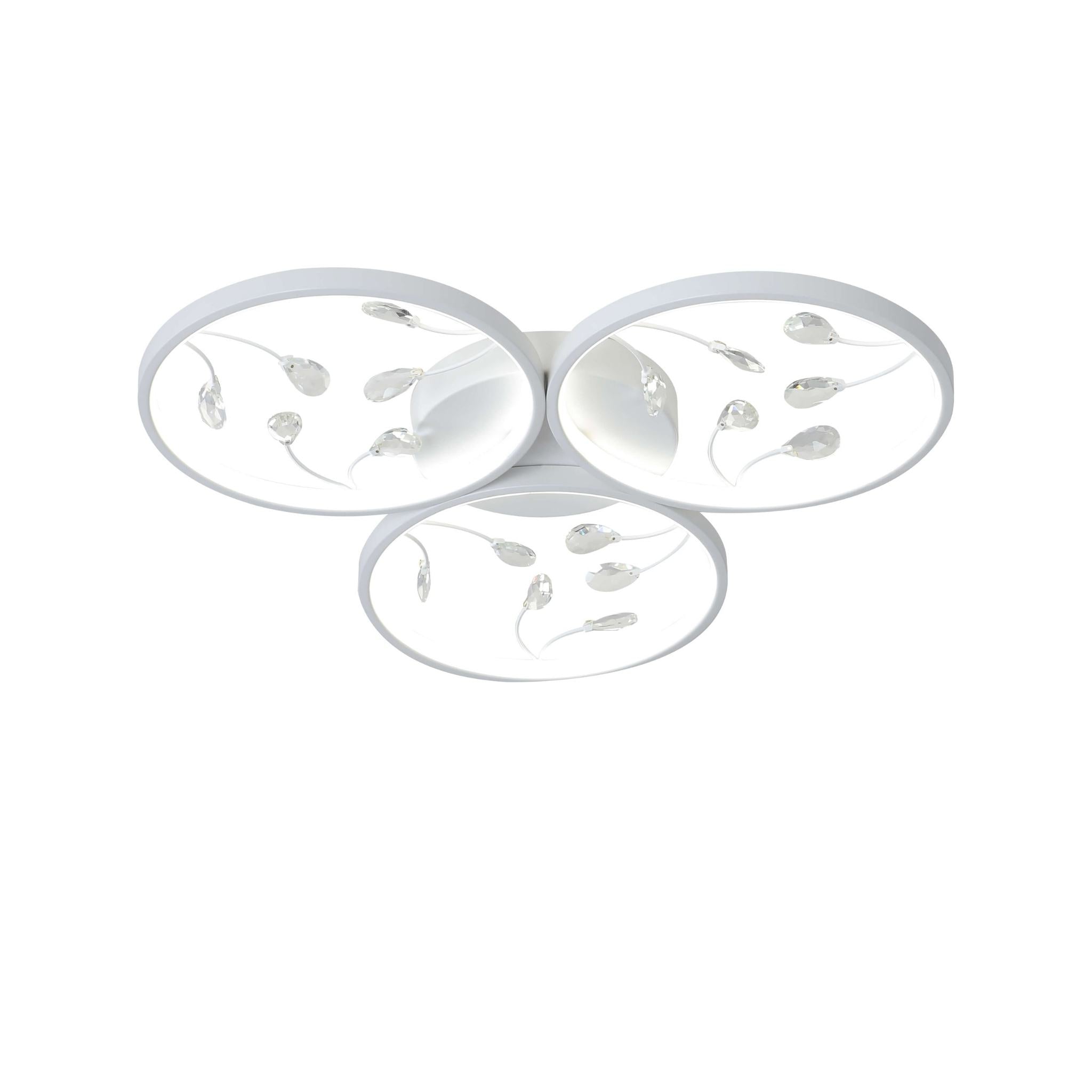 FocusLight Rings LED - Kattovalaisin - Ø62 cm - 3x10W - CCT 3600lm - Valkoinen