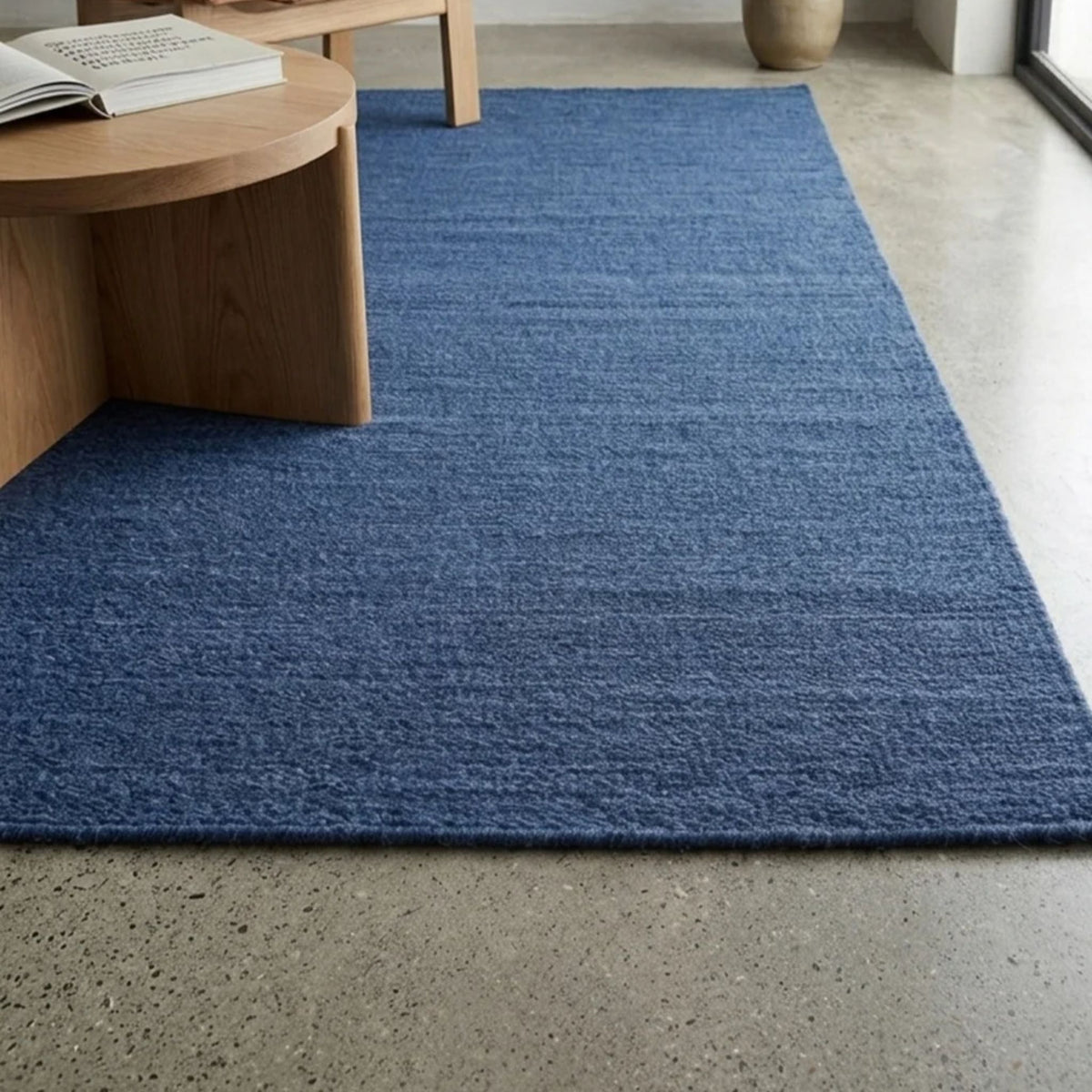 Saba Wool Rug - Blue