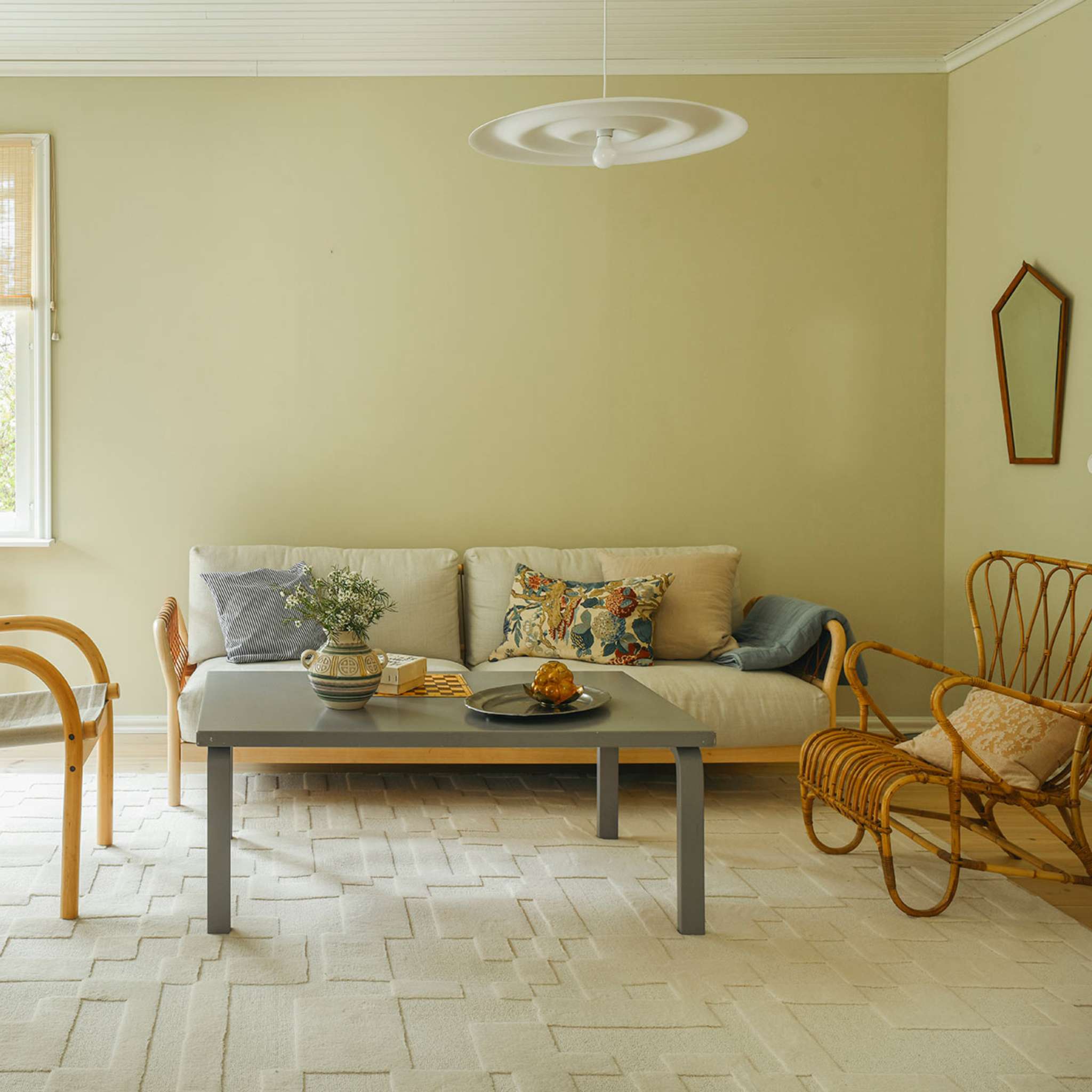 VM Carpet Domino matto, omalla mitalla - 110 valkoinen