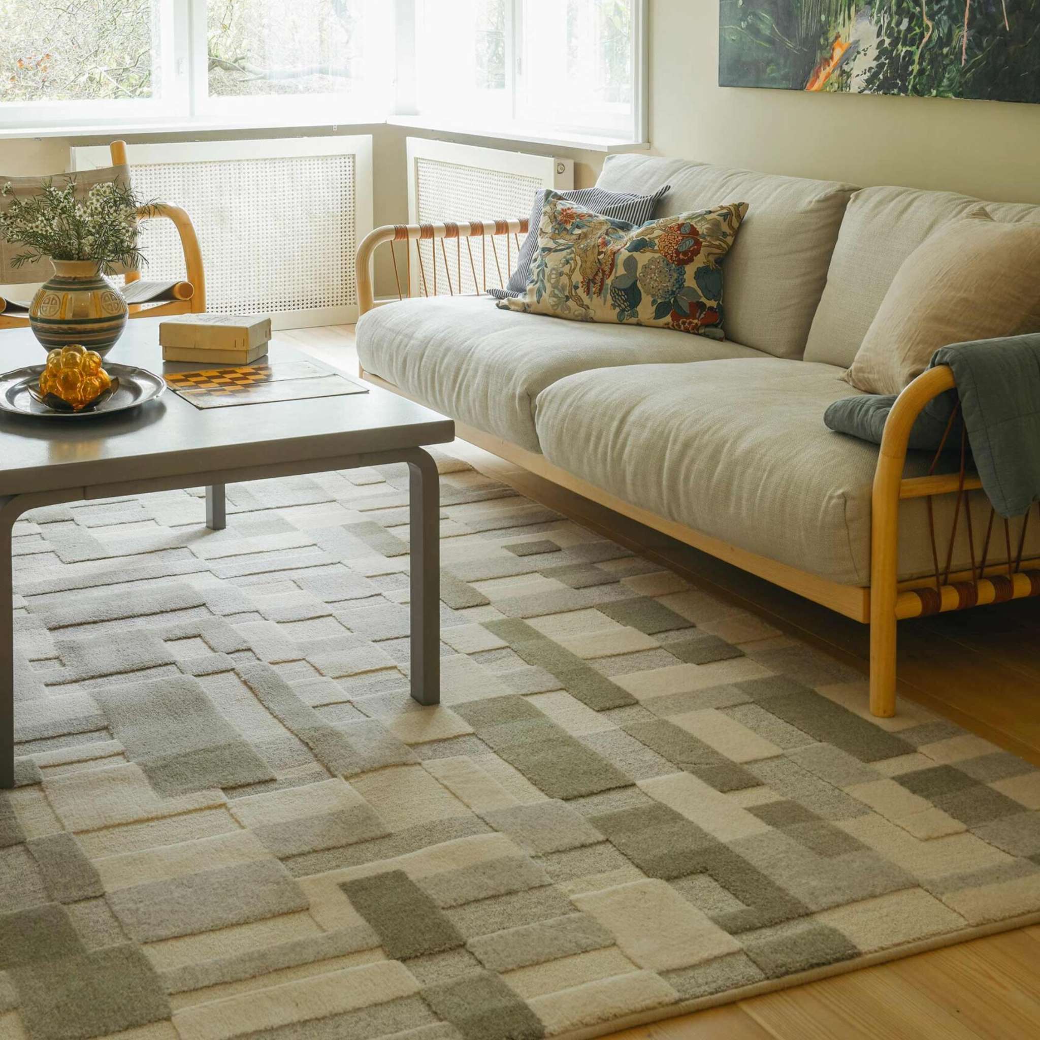 VM Carpet Domino matto, omalla mitalla - 400 vihreä