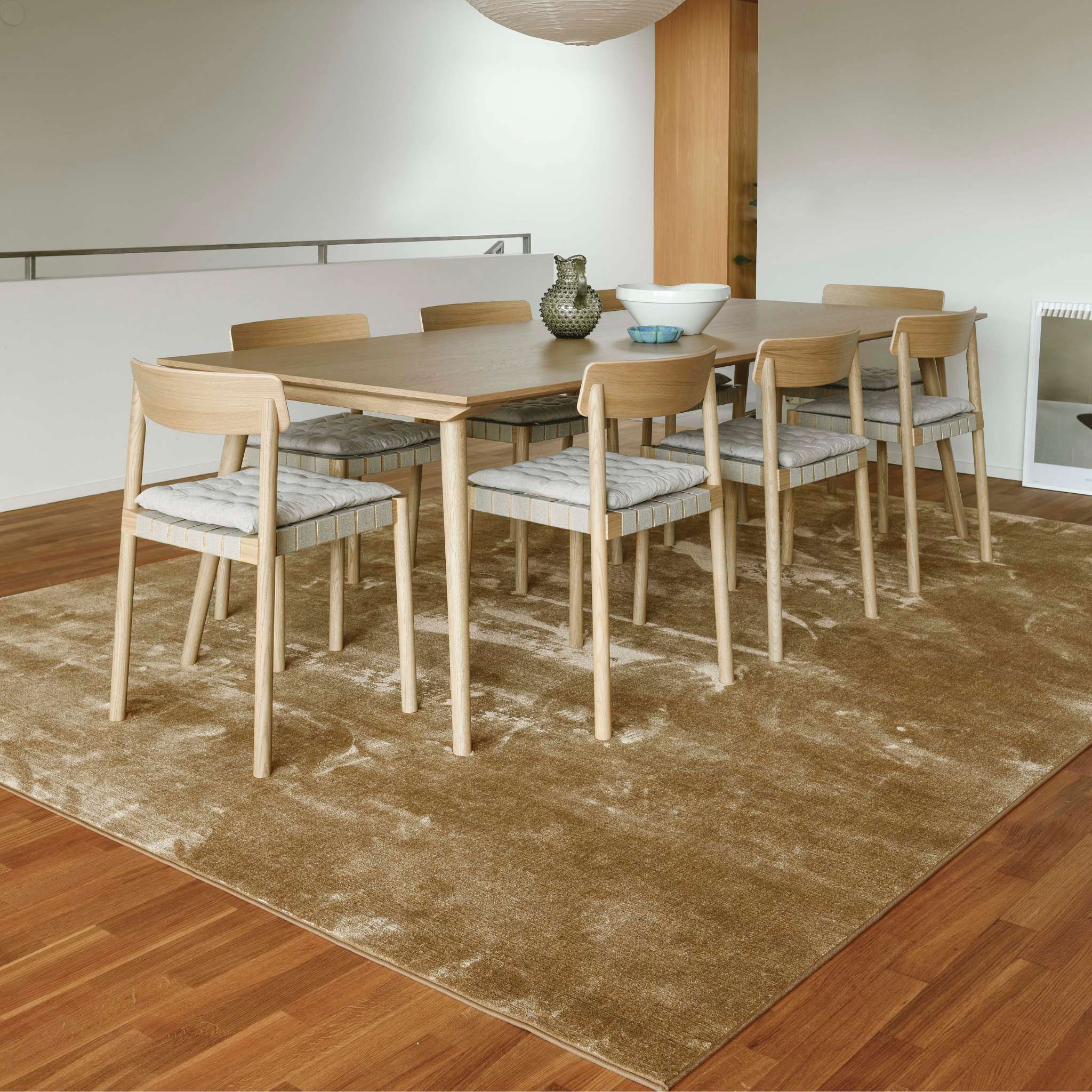 VM Carpet Sametti matto, omalla mitalla - 246 keltainen