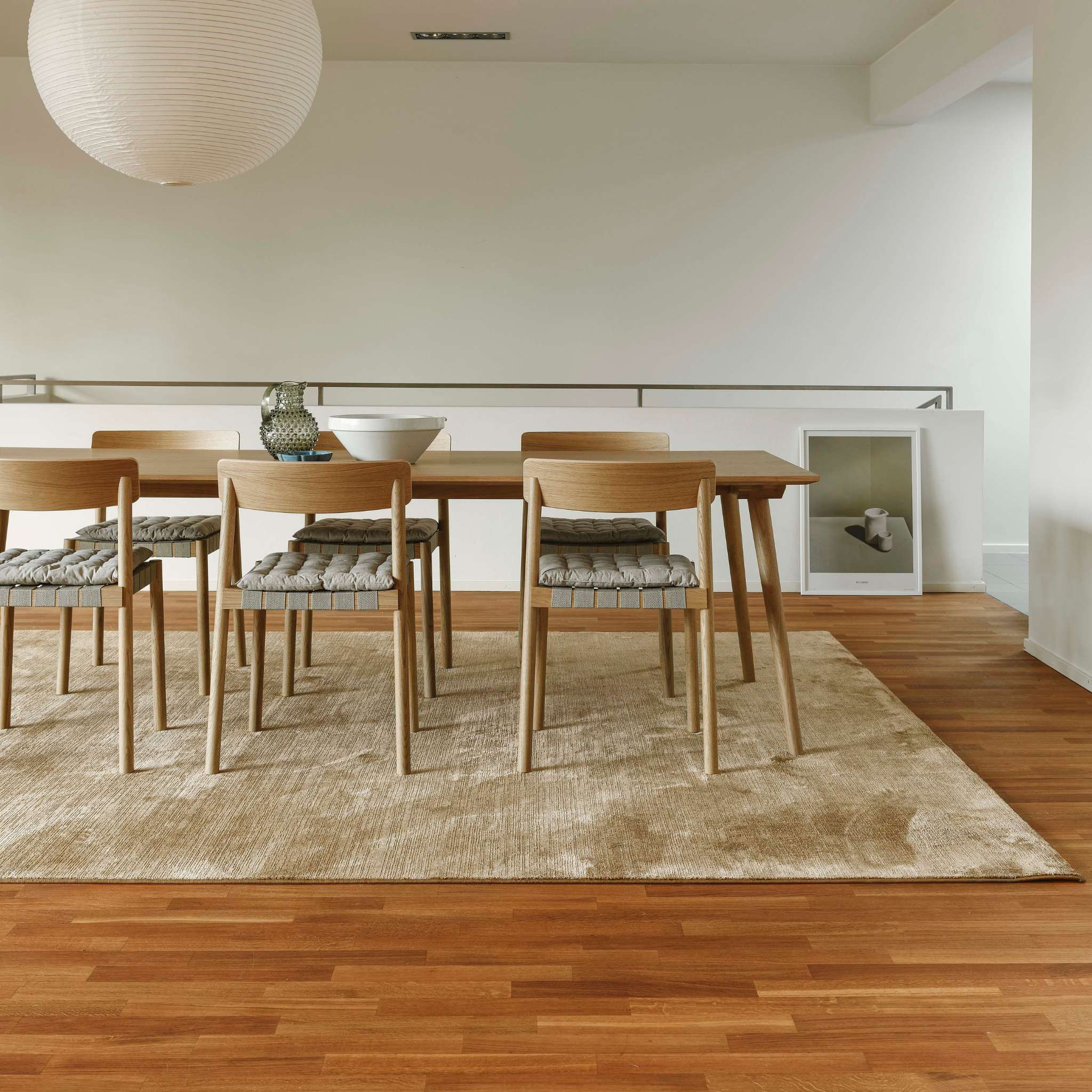 VM Carpet Sametti matto, omalla mitalla - 246 keltainen