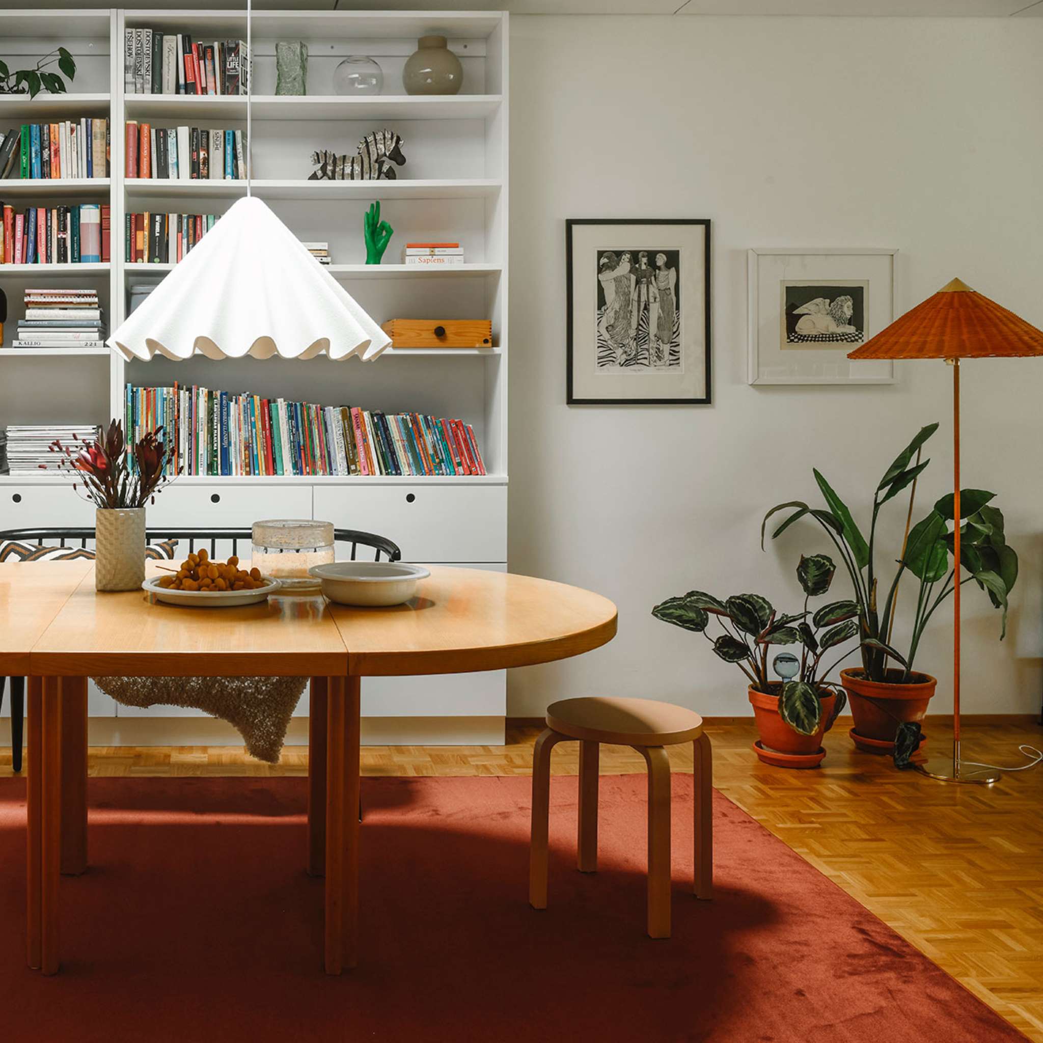 VM Carpet Usva matto, omalla mitalla - 175 poltettu oranssi