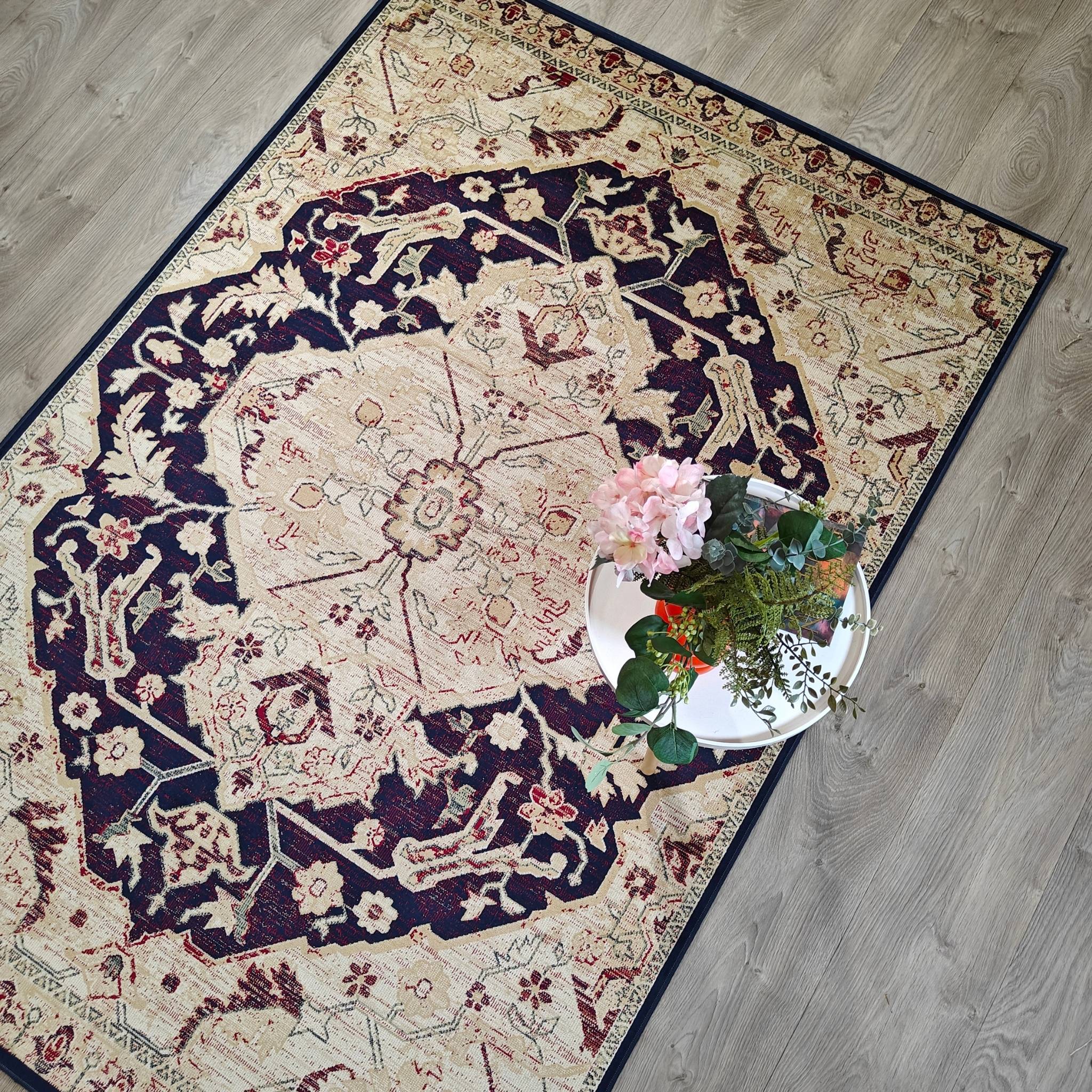 Valencia viskoosimatto - sininen