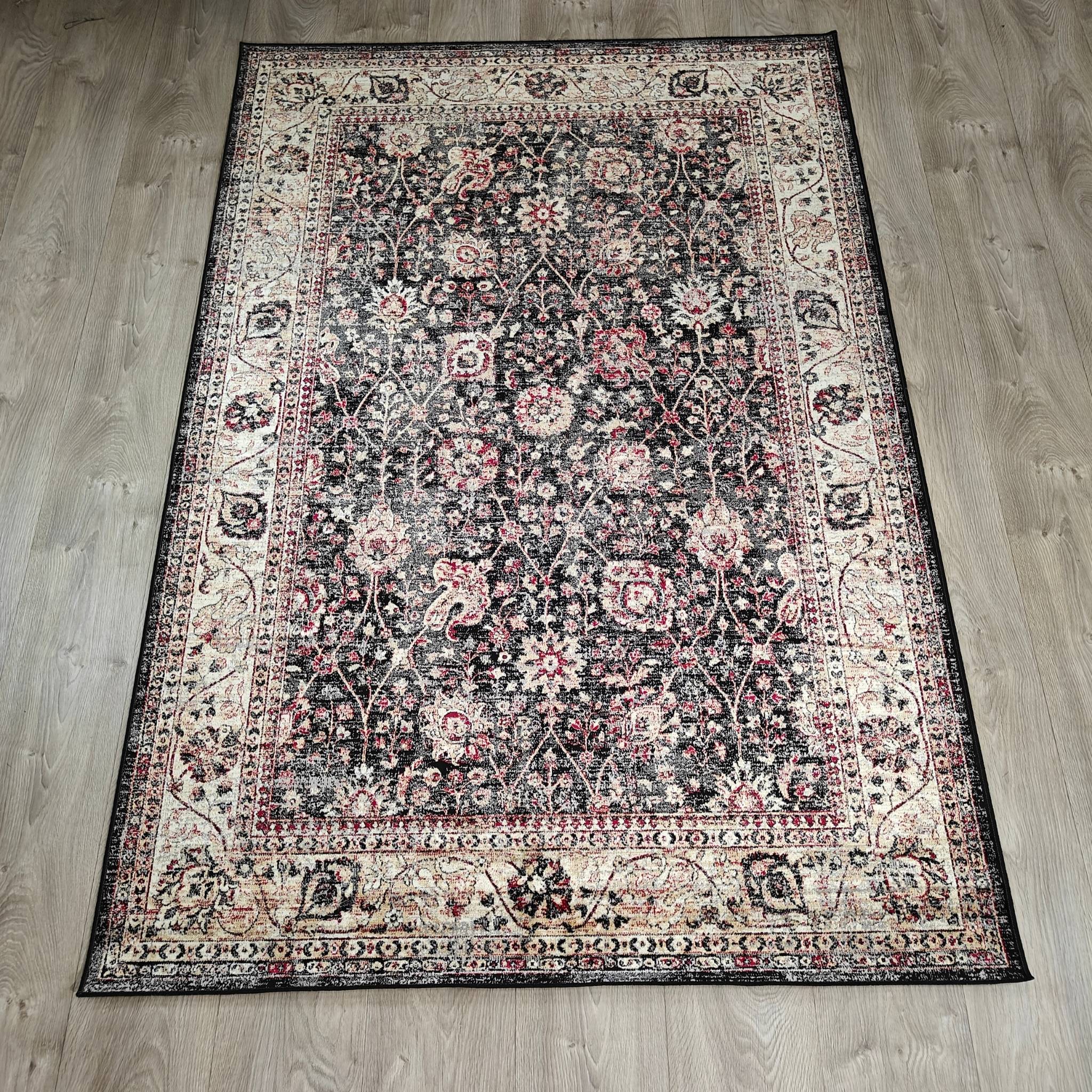 Velouria viskoosimatto - musta