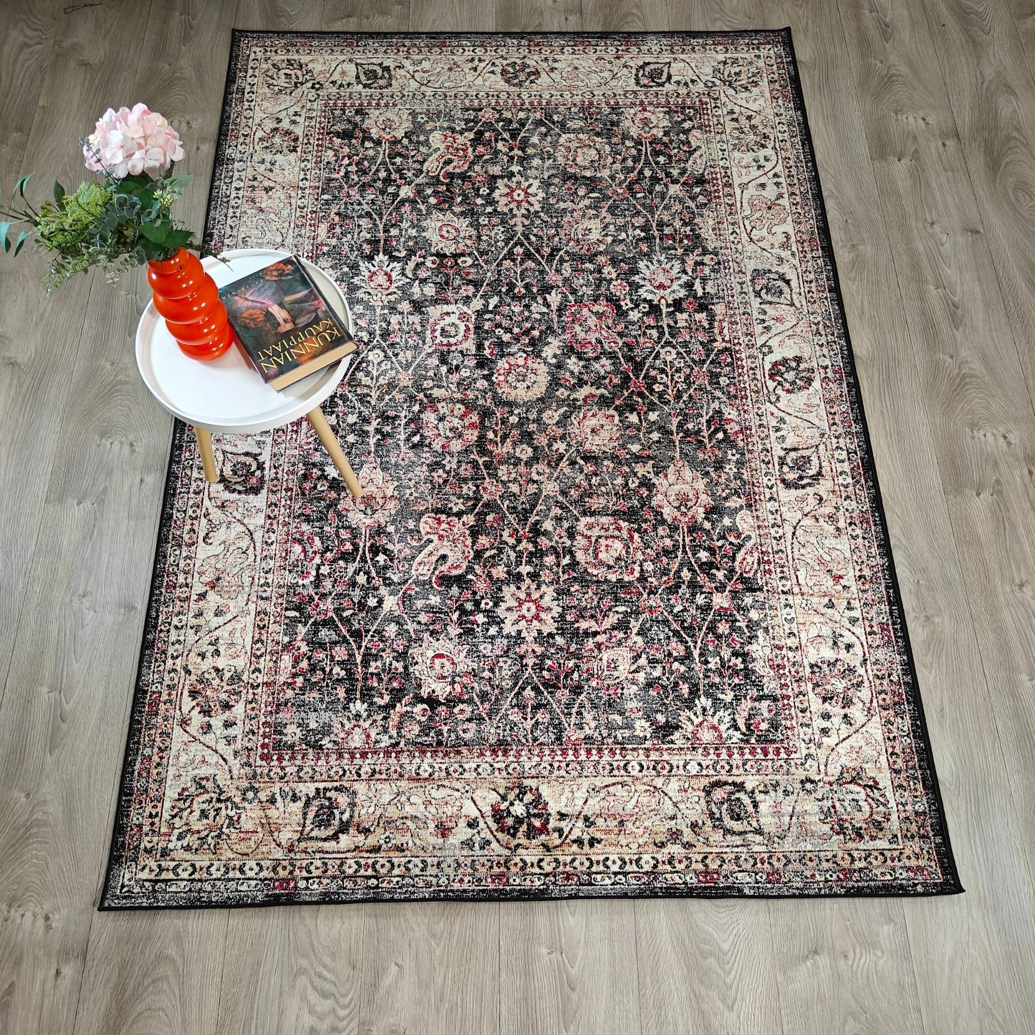 Velouria viskoosimatto - musta