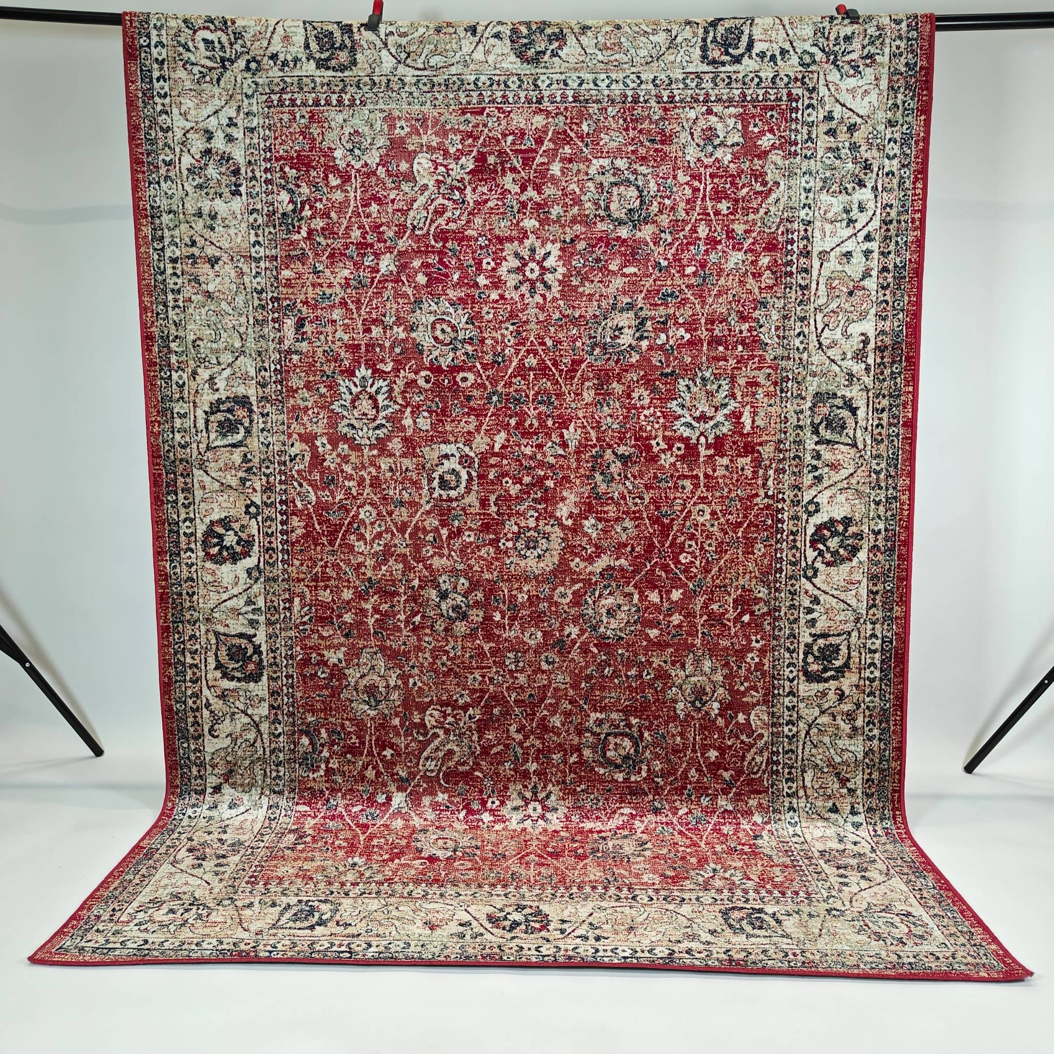 Velouria viskoosimatto - punainen