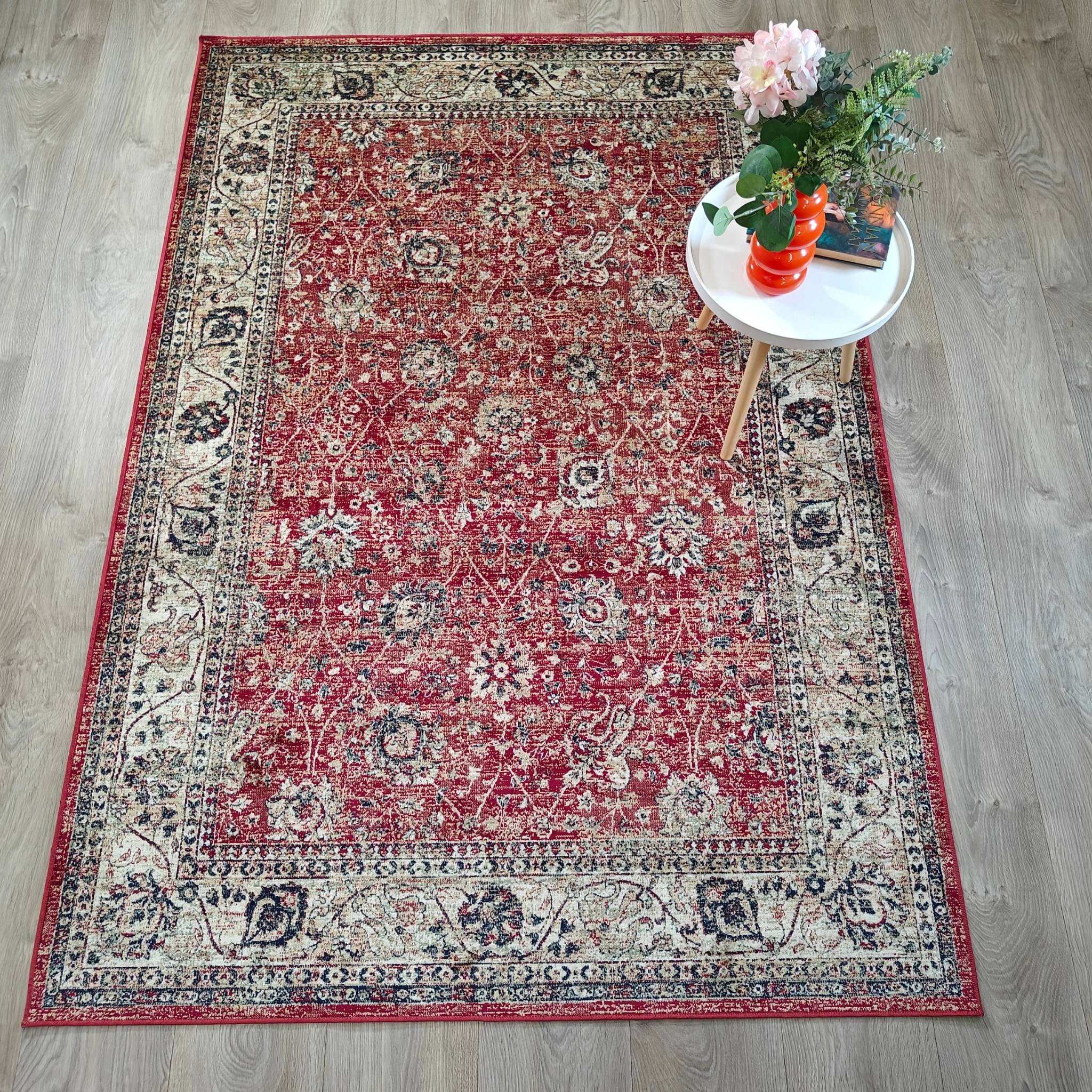 Velouria viskoosimatto - punainen