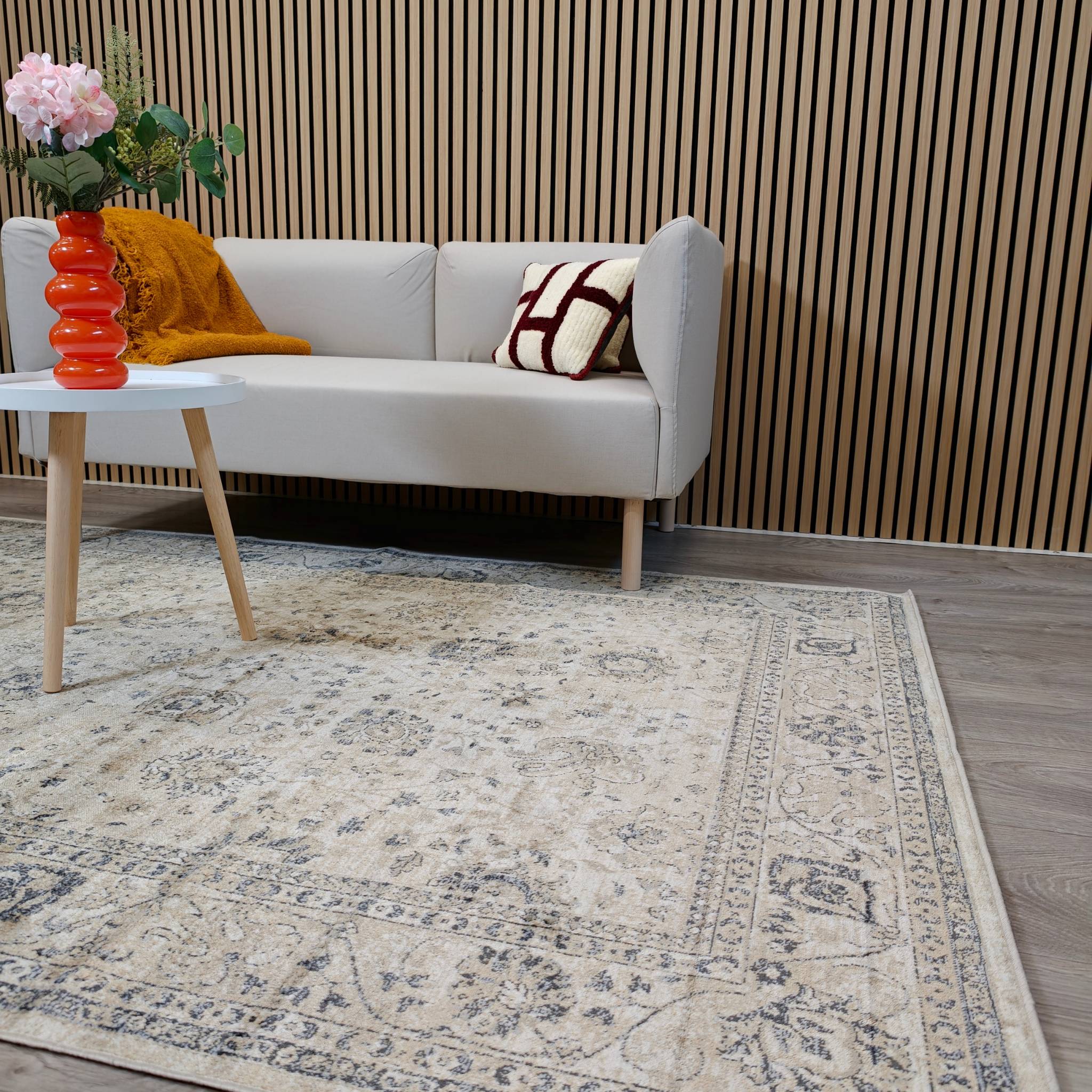 Velouria viskoosimatto - beige
