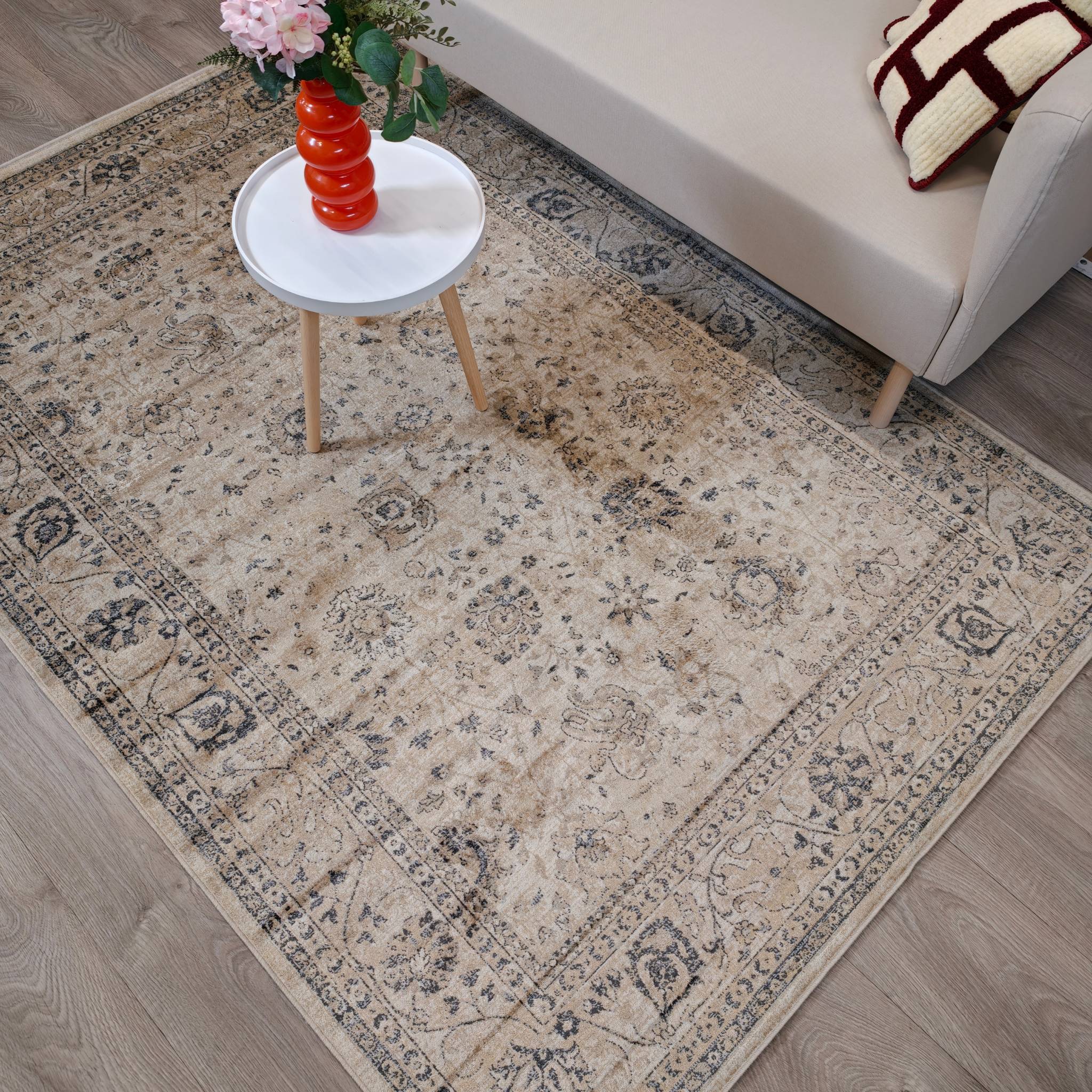 Velouria viskoosimatto - beige