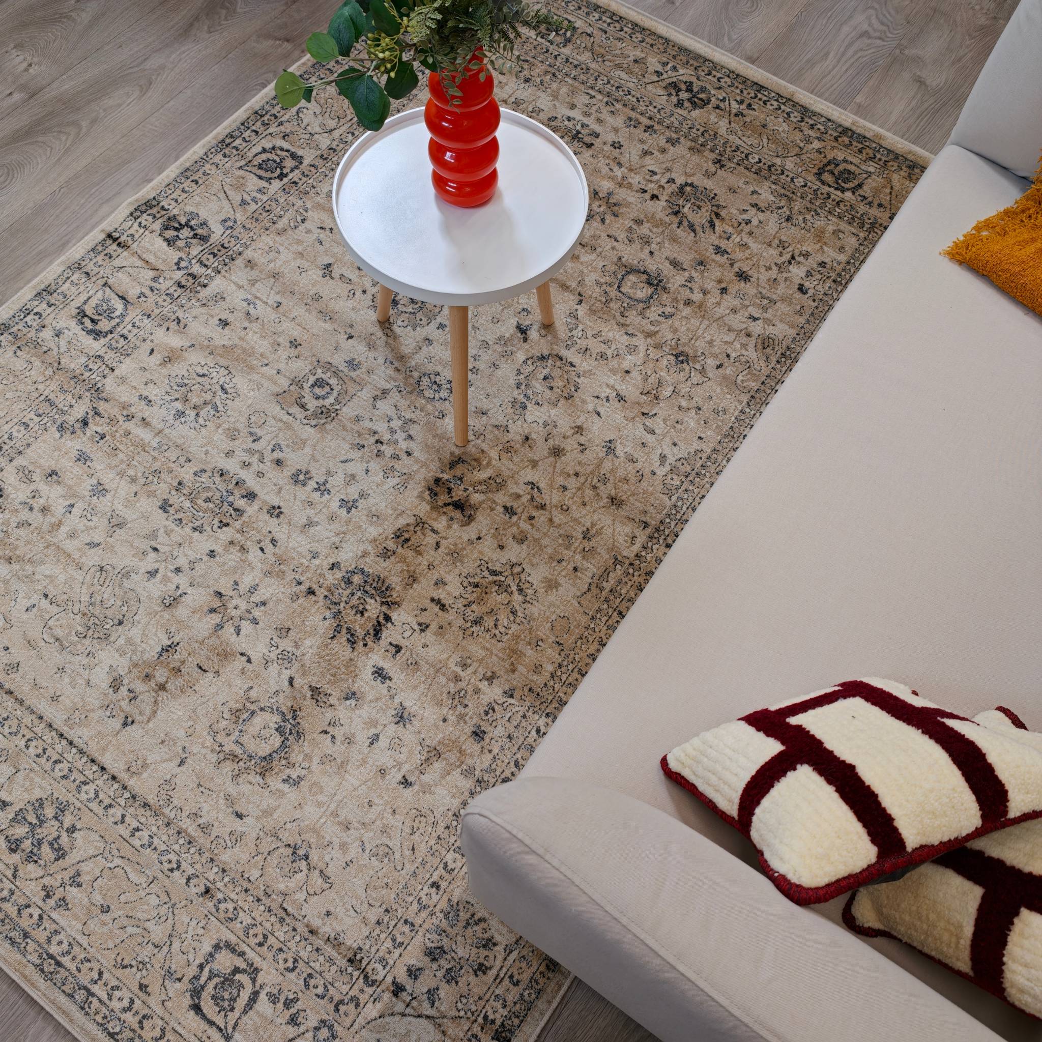 Velouria viskoosimatto - beige