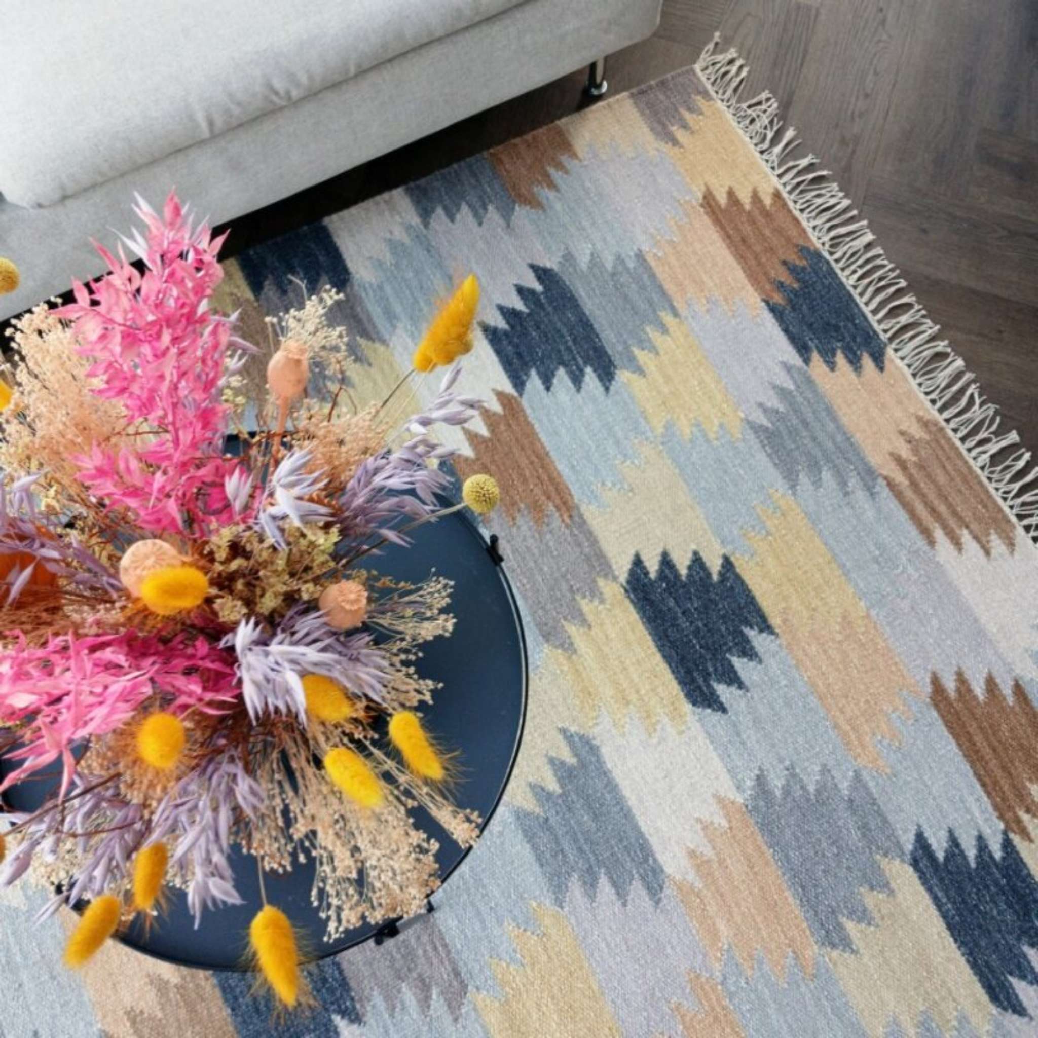 Verne villamatto - harmaa