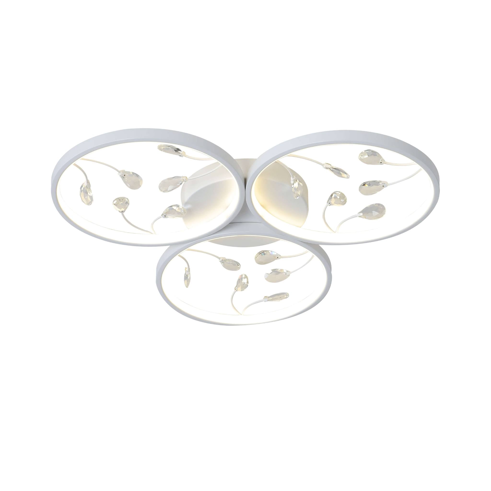 FocusLight Rings LED - Kattovalaisin - Ø62 cm - 3x10W - CCT 3600lm - Valkoinen