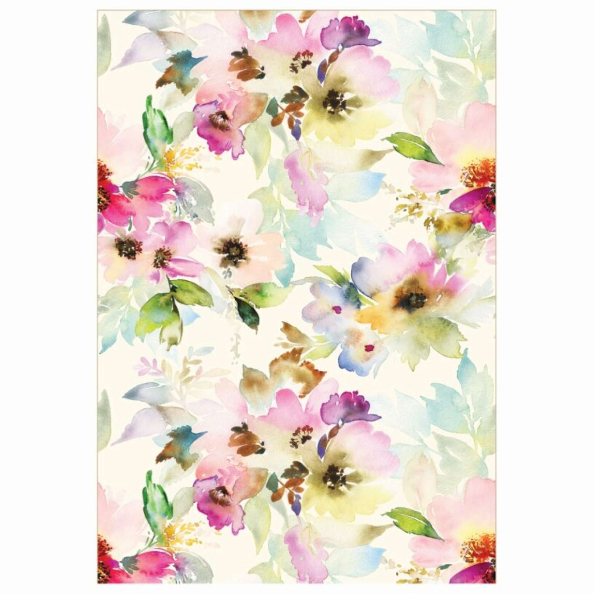 Diana sileäksi kudottu matto - moniväri