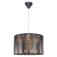 FocusLight Metsä - Riippuvalaisin - Musta - Ø40 cm