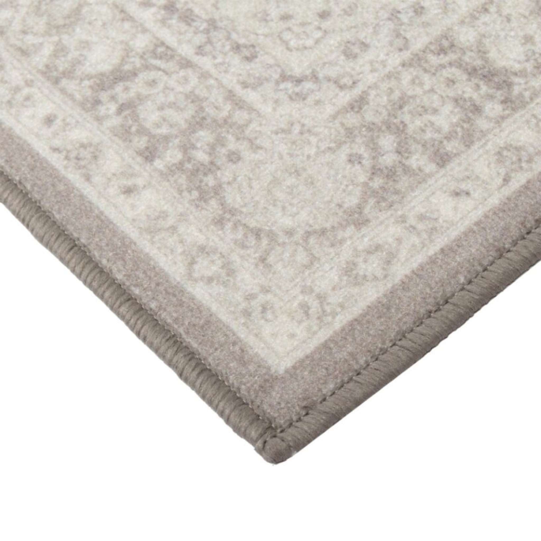 Matilda sileäksi kudottu matto - vaaleanruskea