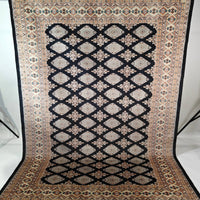 Pakistanilainen villamatto - musta - 169x249cm