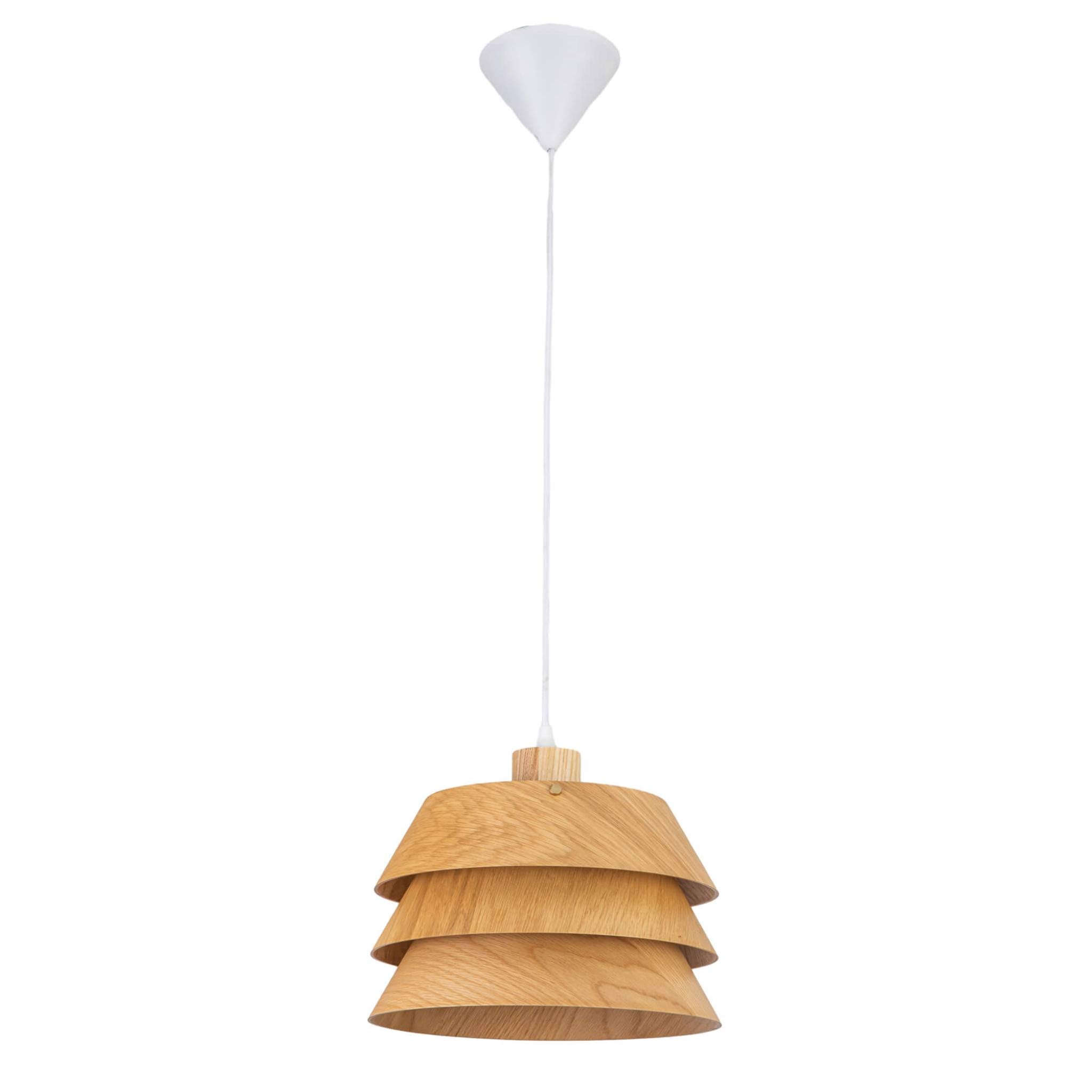 FocusLight AKITA - Riippuvalaisin - Luonnonmateriaali - Ø27 cm