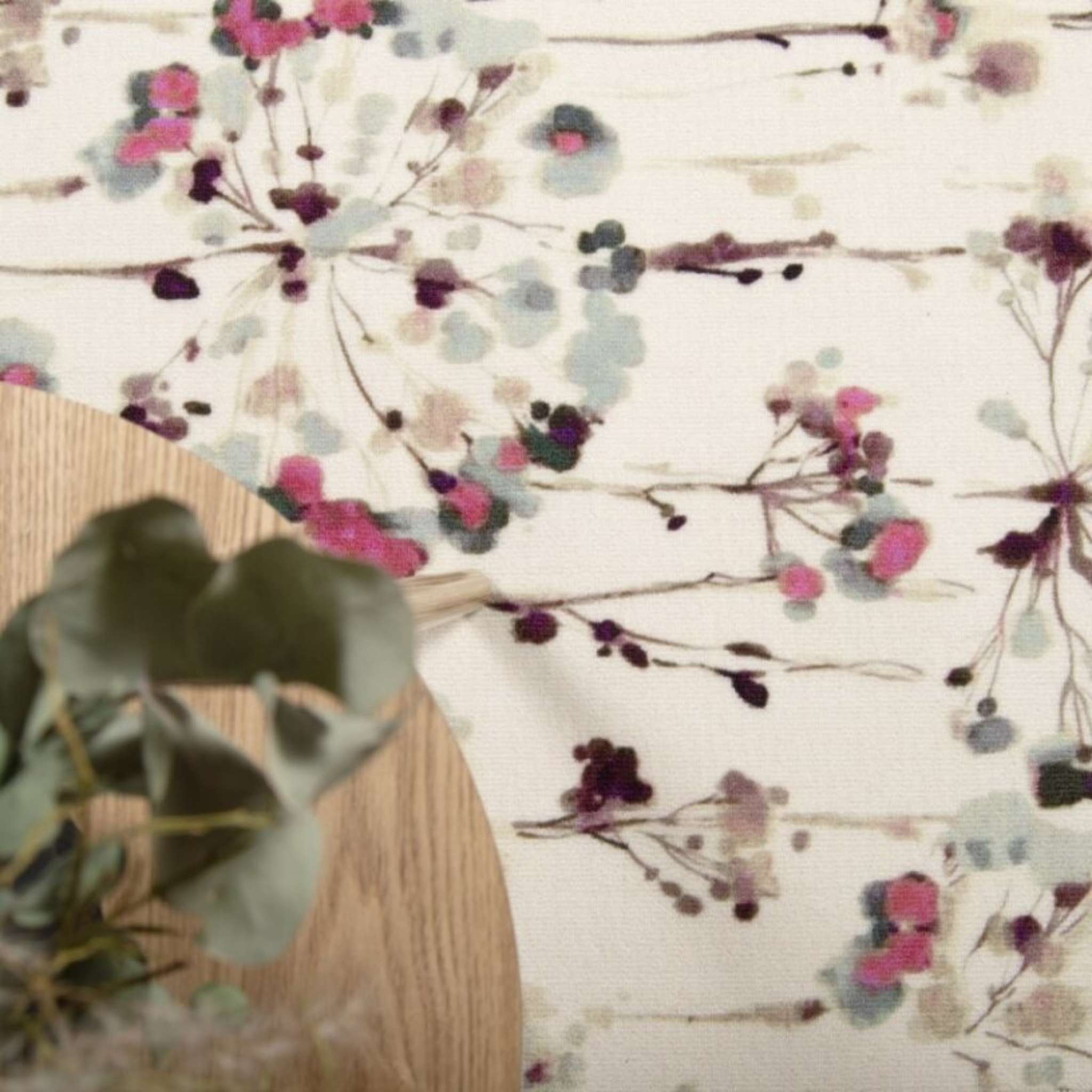 Venla sileäksi kudottu matto - moniväri