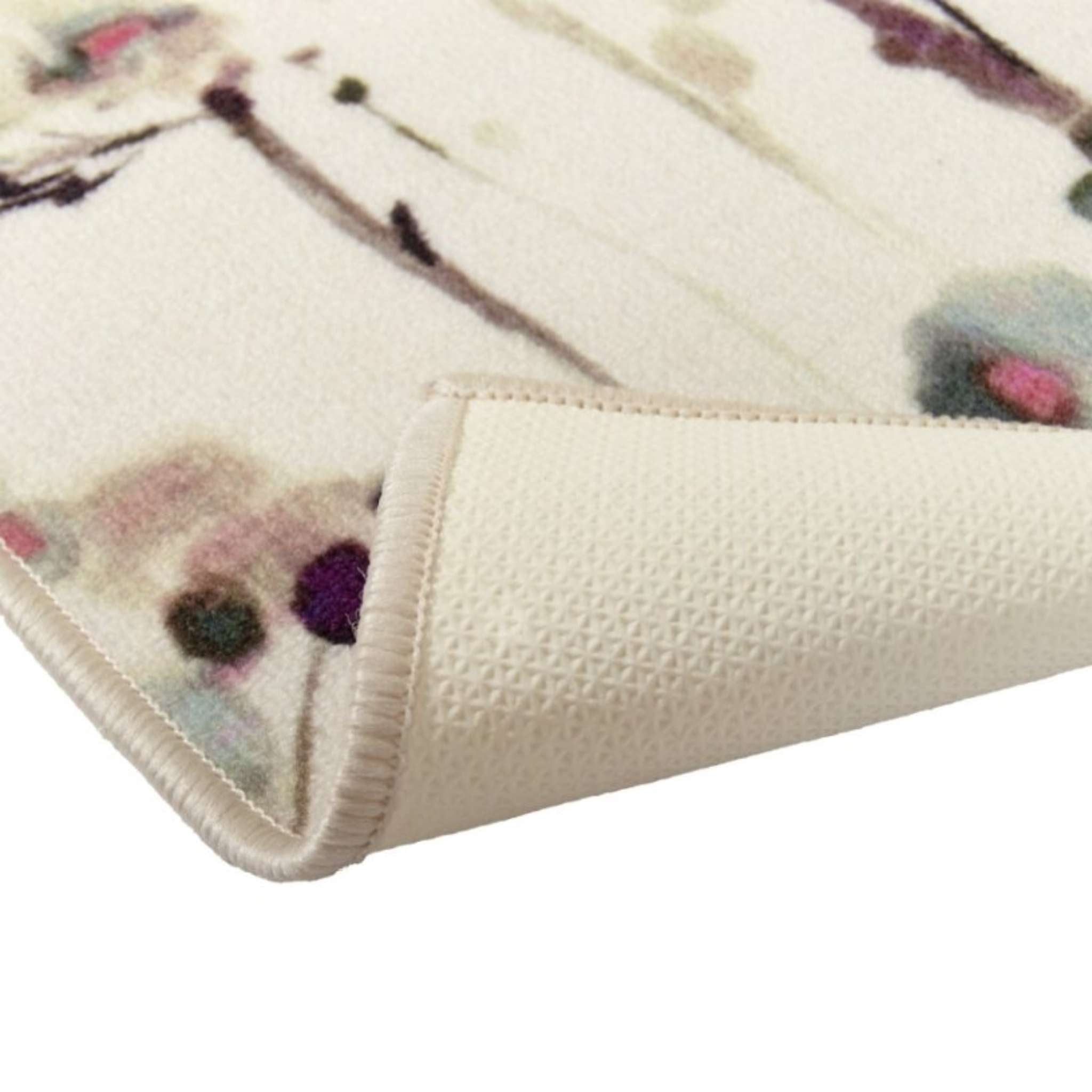 Venla sileäksi kudottu matto - moniväri