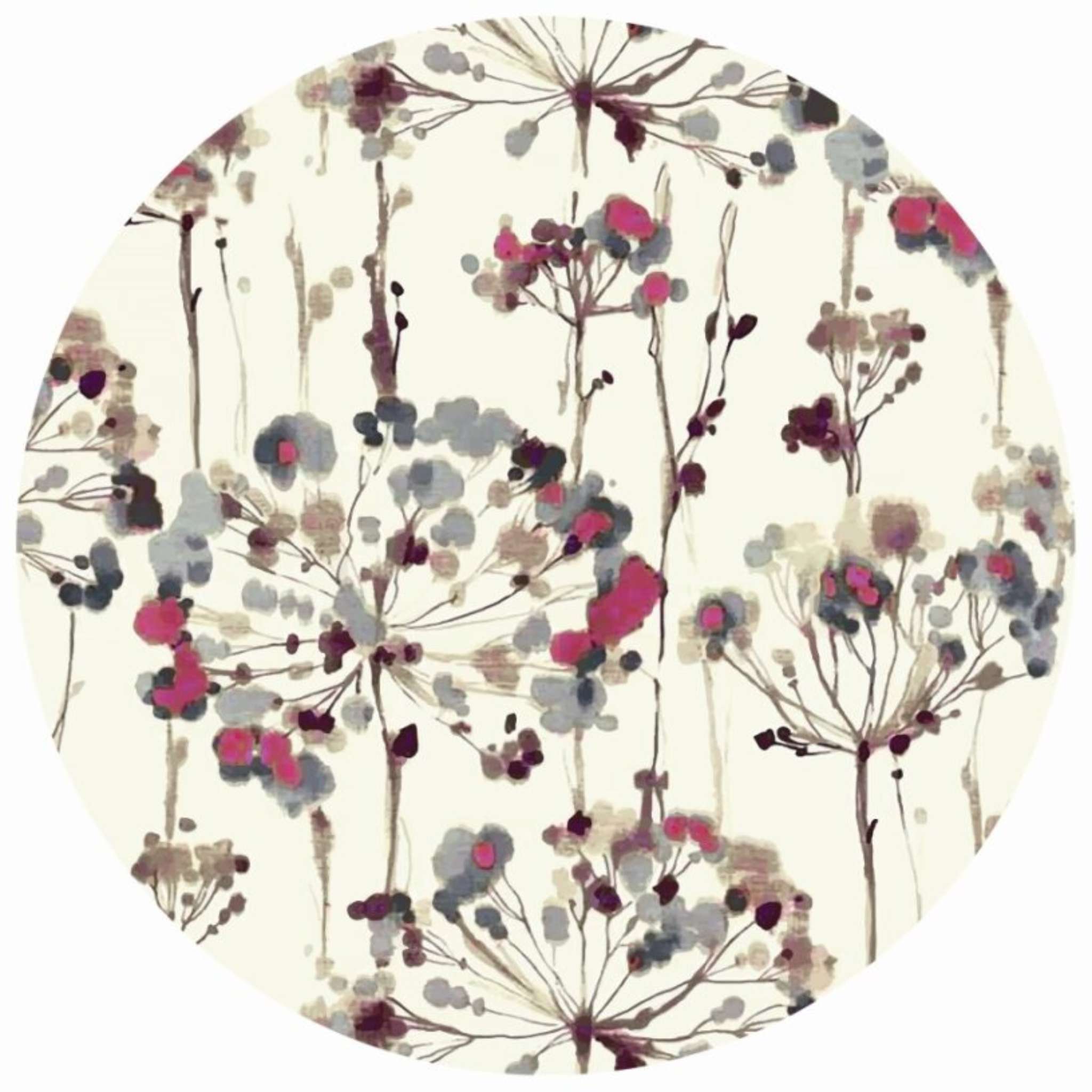 Venla sileäksi kudottu matto - moniväri