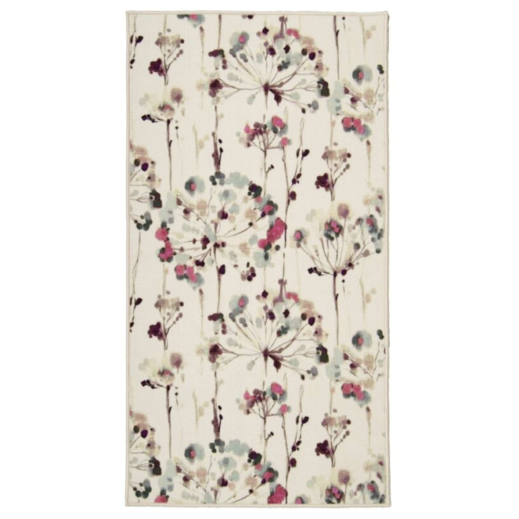 Venla sileäksi kudottu matto - moniväri